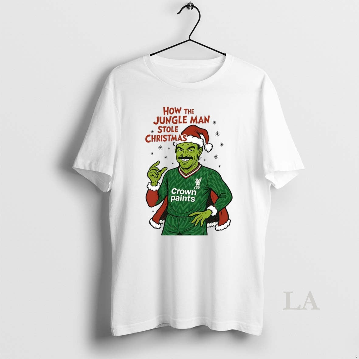 Original Bruce Grobbelaar How The Jungle Man Stole Christmas T-Shirts, Hoodie, Sweatshirt | AU18TeeNovaLab.com
