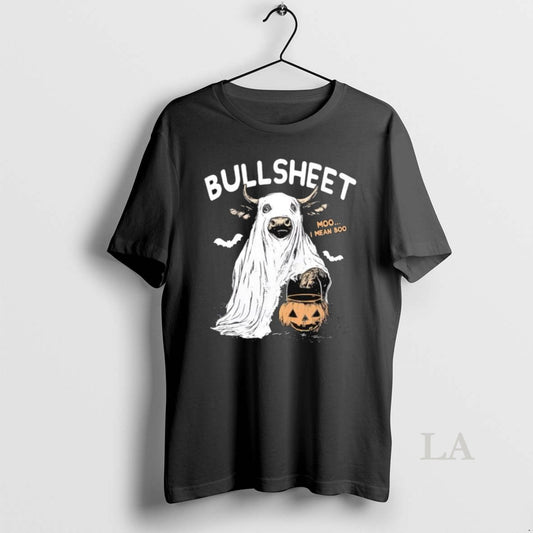Original Bullsheet Moo I Mean Boo Halloween