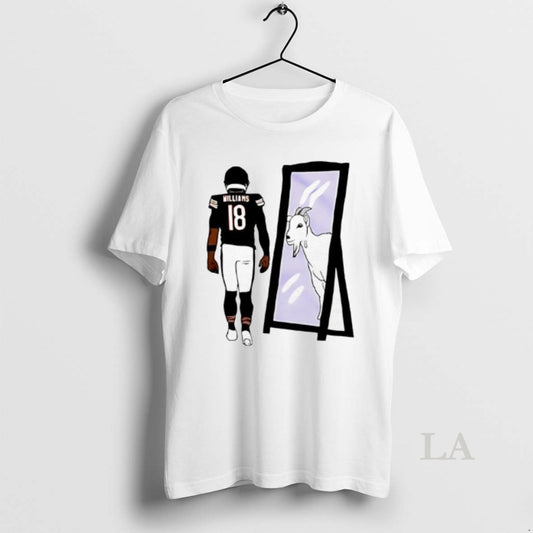 Original Caleb Williams Mirror Goat Graphic T-Shirts, Hoodie, Sweatshirt | AU18TeeNovaLab.com