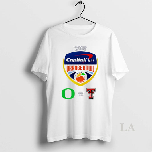 Original Capital One Orange Bowl 2026 Oregon Vs Texas Tech T-Shirts, Hoodie, Sweatshirt | AU18TeeNovaLab.com