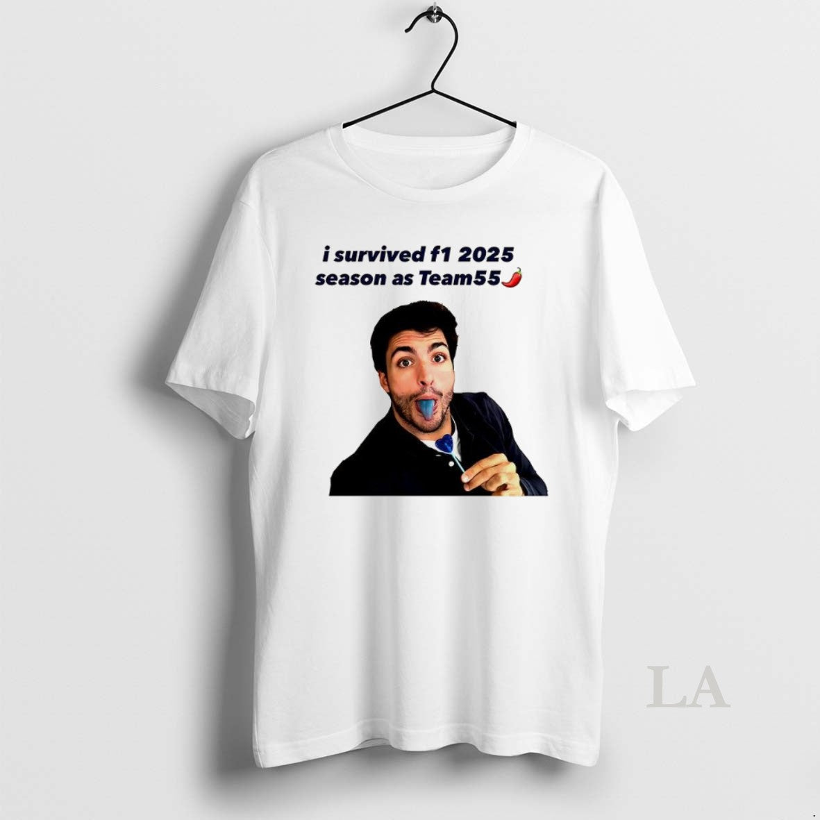 Original Carlos Sainz I Survived F1 2025 Season As Team55 T-Shirts, Hoodie, Sweatshirt | AU18TeeNovaLab.com