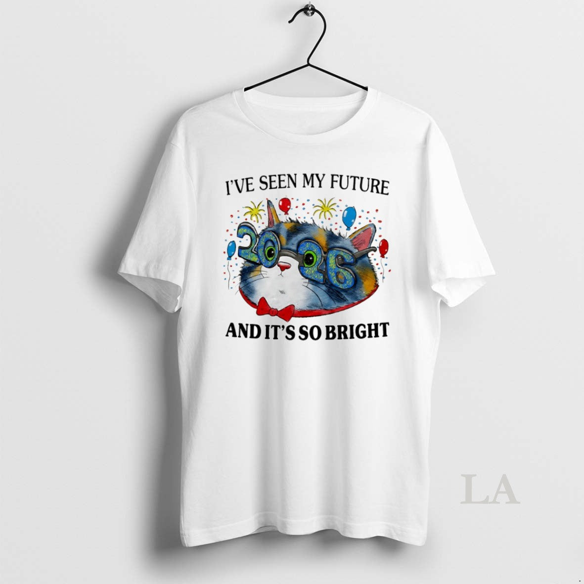 Original Cat Ive Seen My Future 2026 And Its So Bright Circle T-Shirts, Hoodie, Sweatshirt | AU18TeeNovaLab.com