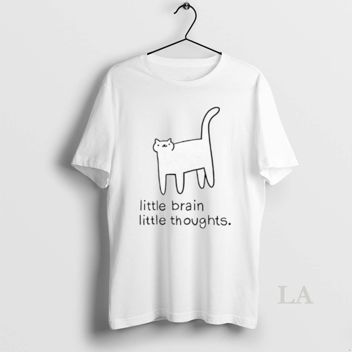 Original Cats Little Brain Little Thoughts Graphic T-Shirts, Hoodie, Sweatshirt | AU18TeeNovaLab.com