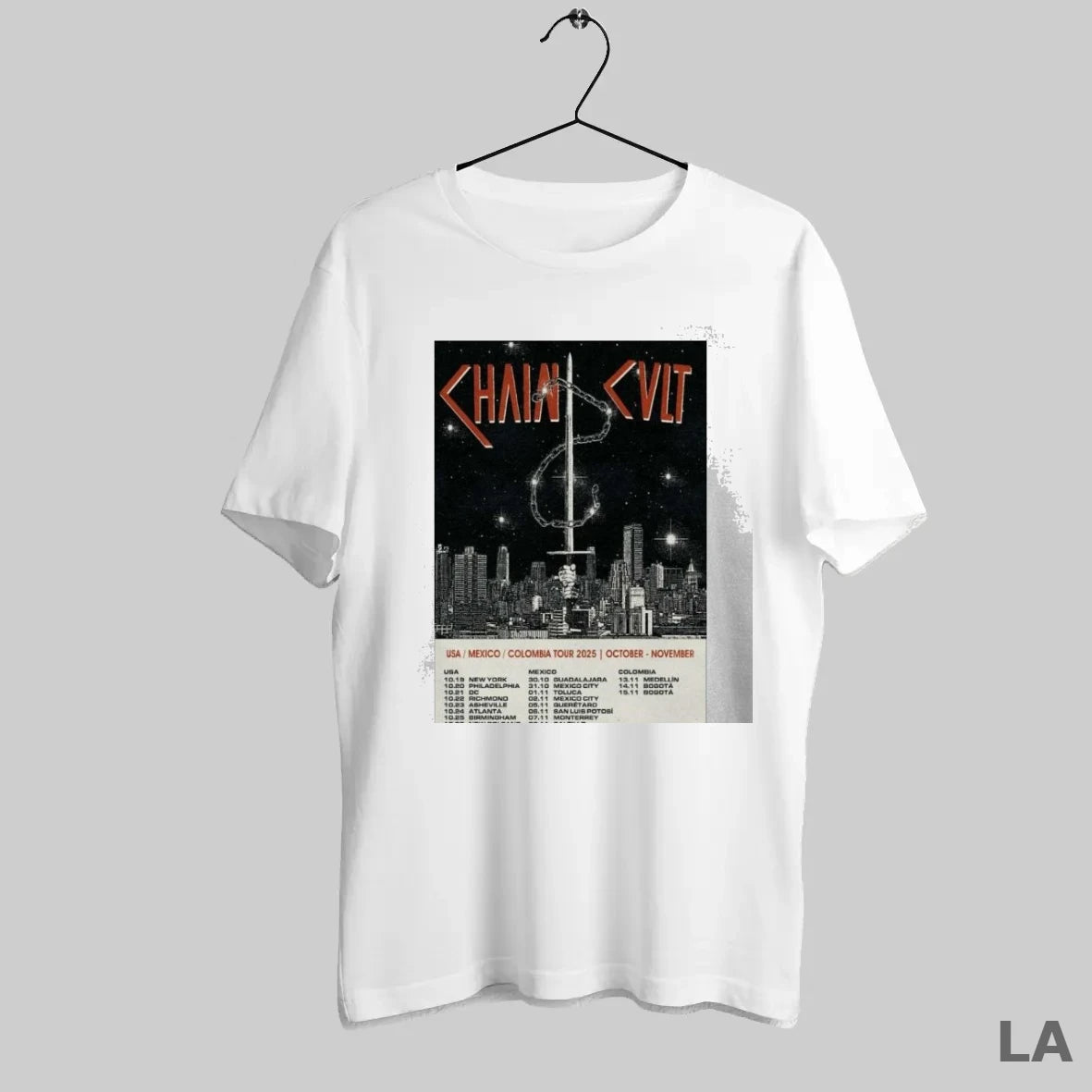 Original Chain Cult Mexico Colombia Oct Nov 2025