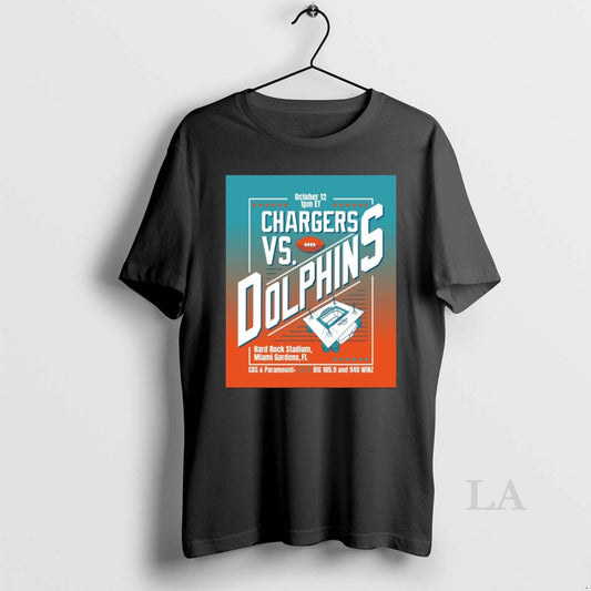 Original Chargers Vs Dolphins October 12 2025 Hard Rock Stadium Miami Gardens Fl