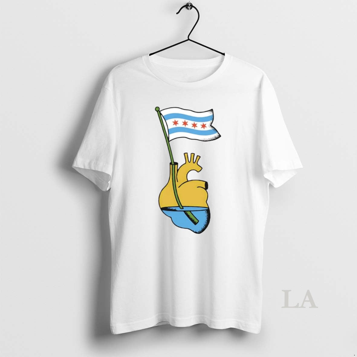 Original Chicago Waving Heart T-Shirts, Hoodie, Sweatshirt | AU18TeeNovaLab.com