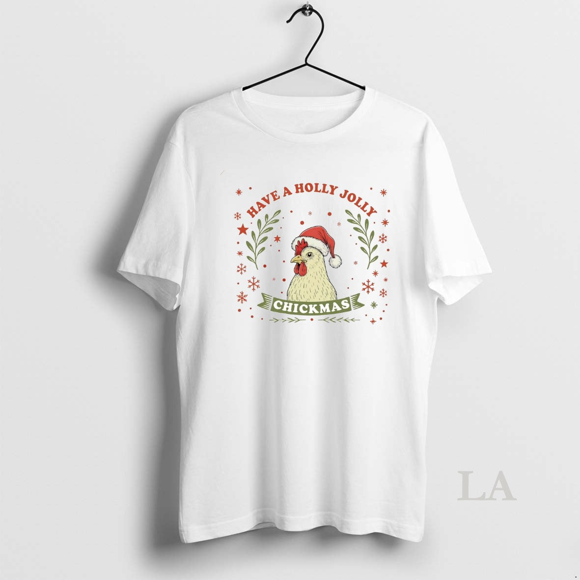 Original Chicken Have A Holly Jolly Chickmas Christmas T-Shirts, Hoodie, Sweatshirt | AU18TeeNovaLab.com