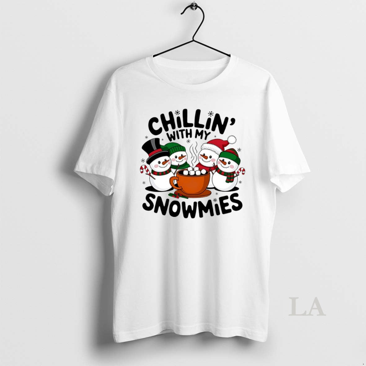 Original Chillin With My Snowmies Circle T-Shirts, Hoodie, Sweatshirt | AU18TeeNovaLab.com