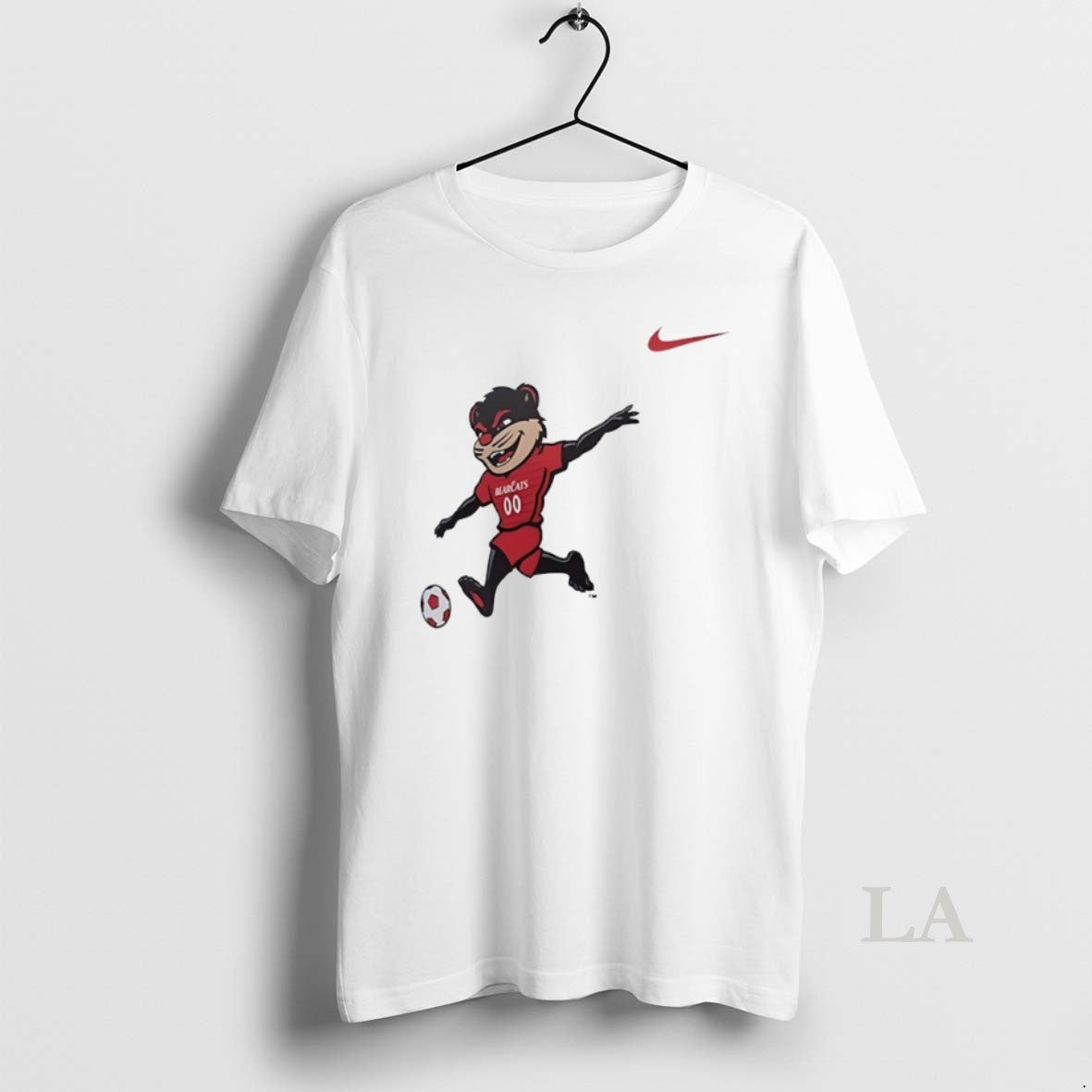 Original Cincinnati Bearcats Mascot Playing Soccer Circle T-Shirts, Hoodie, Sweatshirt | AU18TeeNovaLab.com
