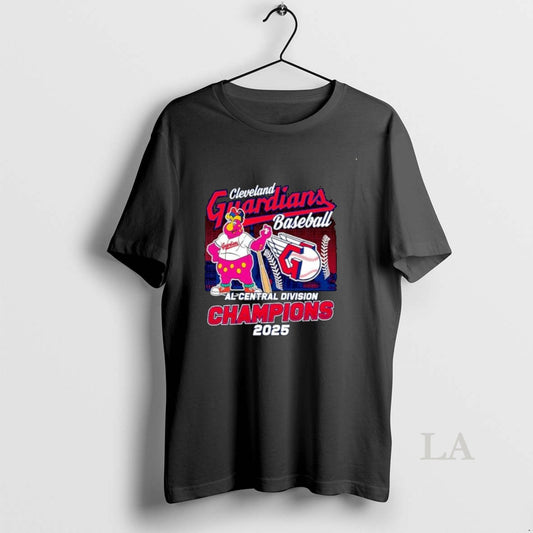 Original Cleveland Guardians 2025 Al Central Division Champions Mascot Ornaments