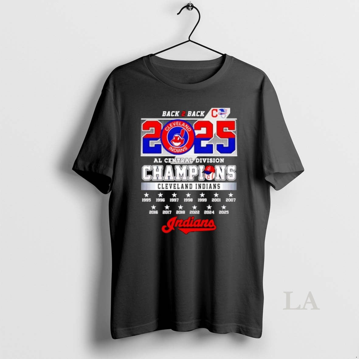Original Cleveland Indians Back 2 Back Al Central Division Champions 2025