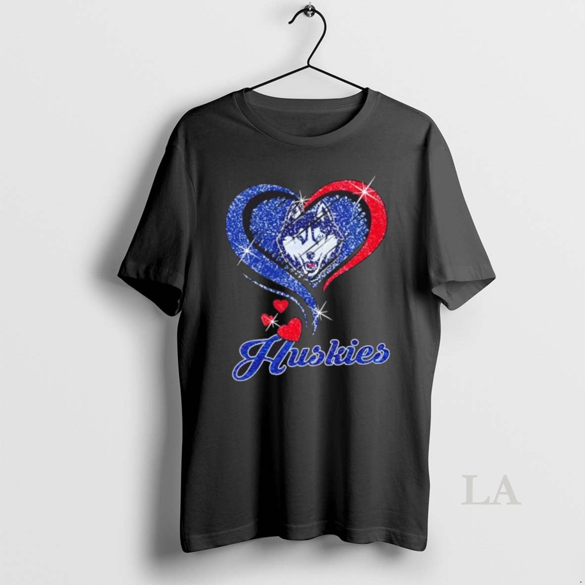 Original Connecticut Huskies Football In Glitter Heart Fans T-Shirts, Hoodie, Sweatshirt | AU18TeeNovaLab.com