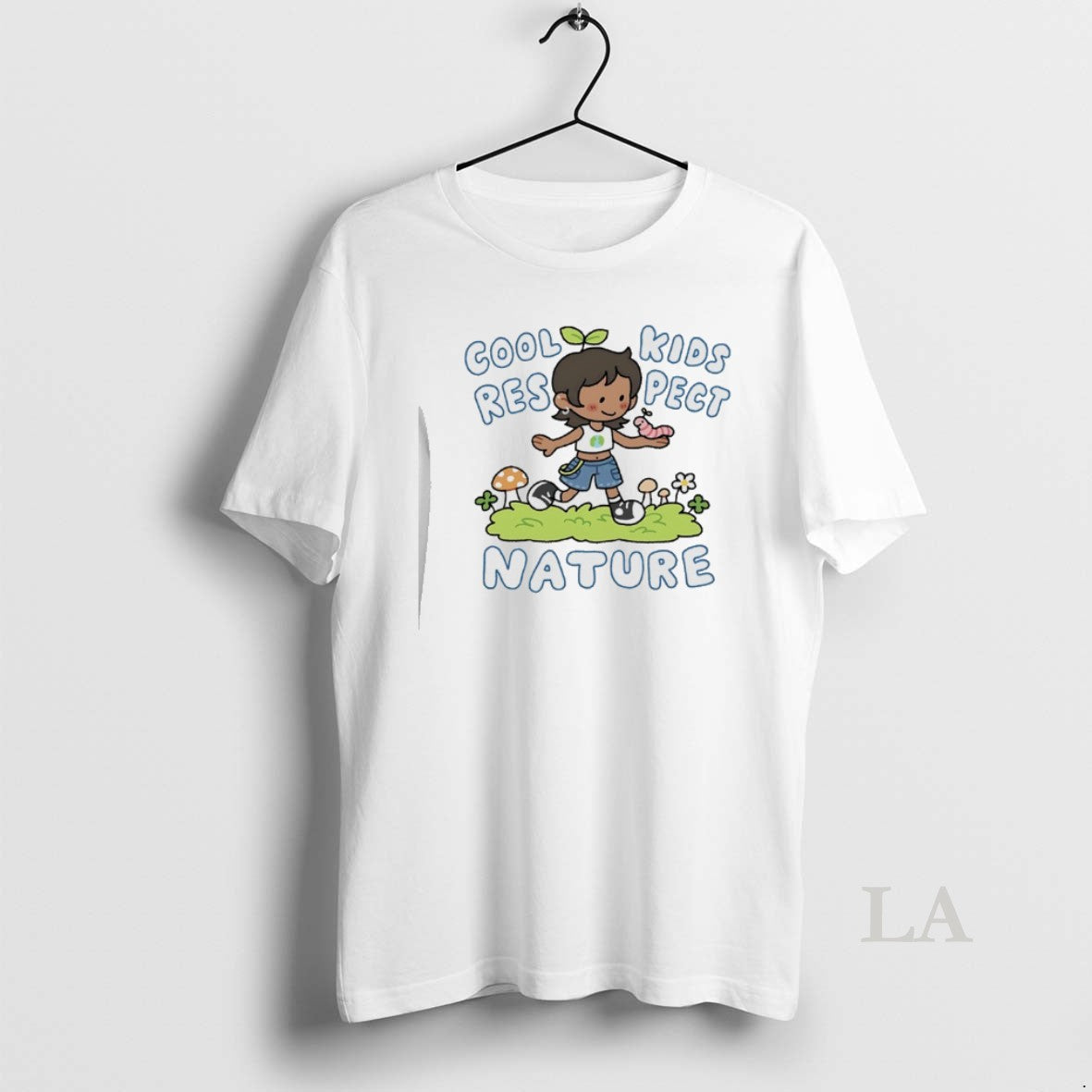 Original Cool Kids Respect Nature Cartoon T-Shirts, Hoodie, Sweatshirt | AU18TeeNovaLab.com