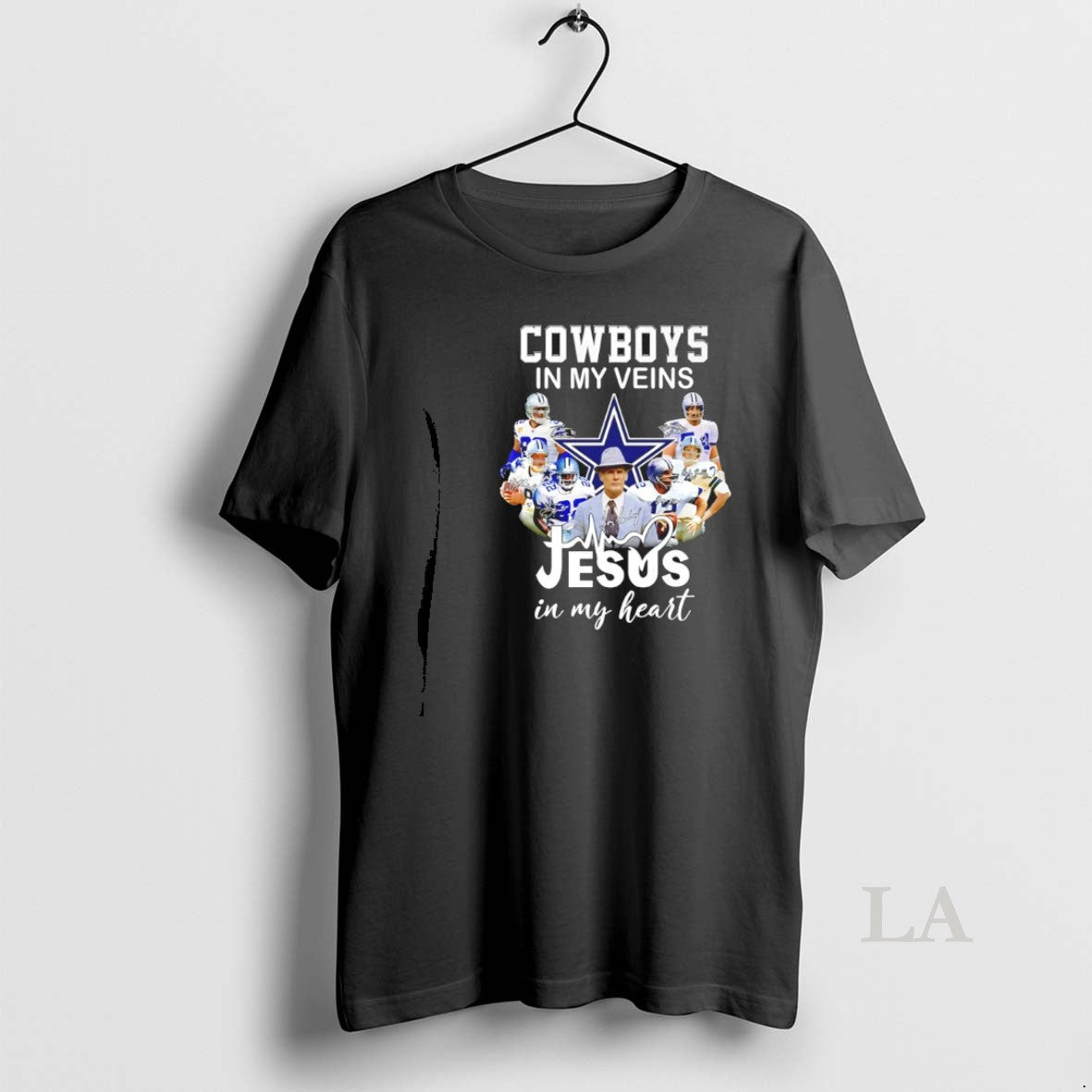 Original Cowboys In My Veins Jesus In My Heart Player Collage Signatures T-Shirts, Hoodie, Sweatshirt | AU18TeeNovaLab.com