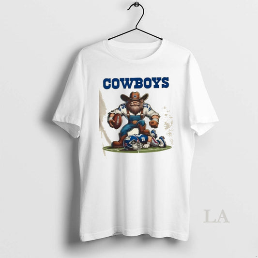 Original Dallas Cowboys Win New York Giants Lose Football Mascots Battle