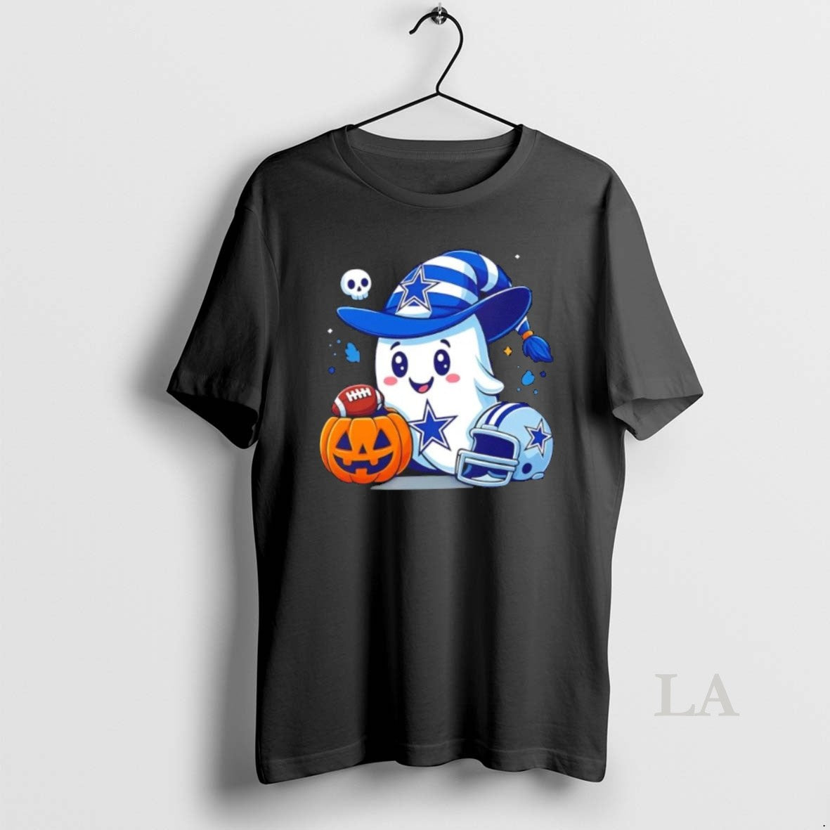 Original Dallas Cowboys X Boo Creepy Ghost Happy Halloween