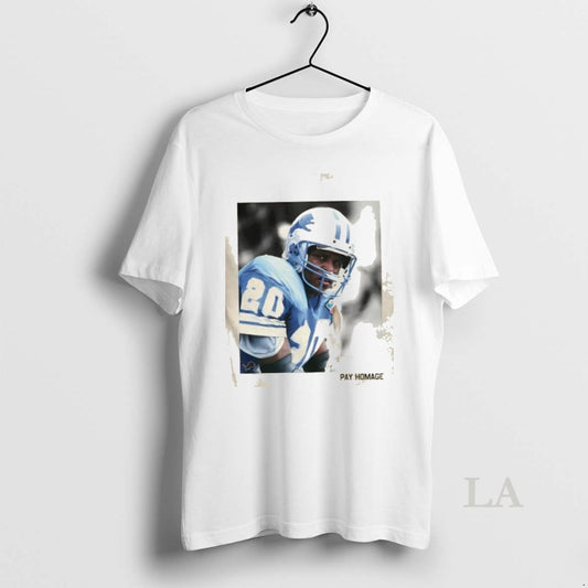 Original Detroit Lions Barry Sanders Homage Ash Pay Homage