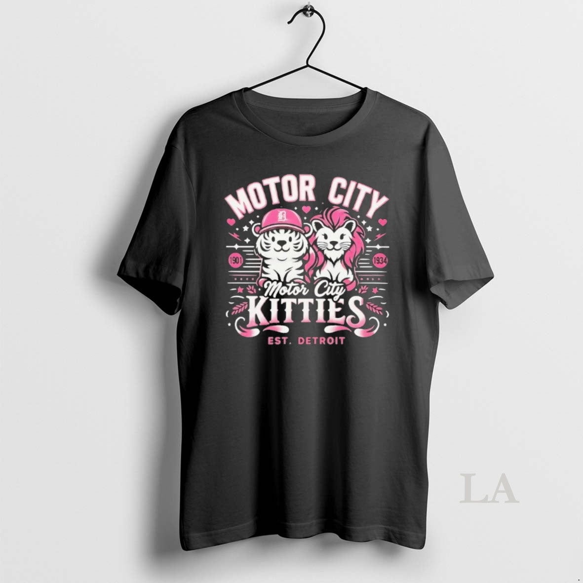 Original Detroit Lions And Tigers Motor City Kitties Est Detroit T-Shirts, Hoodie, Sweatshirt | AU18TeeNovaLab.com