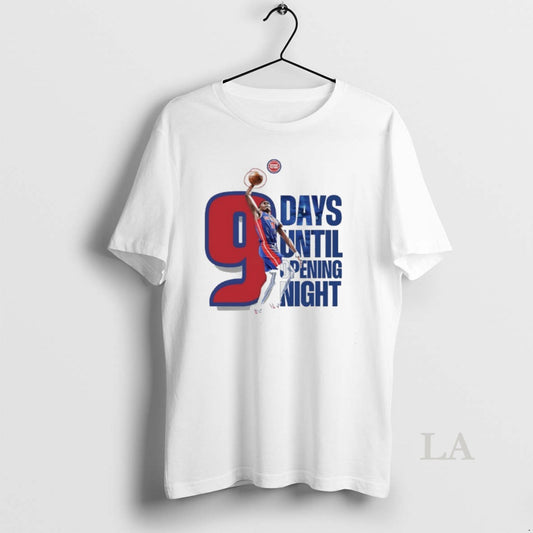 Original Detroit Pistons Ausar Thompson 9 Day Until Opening Night