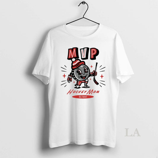 Original Detroit Red Wings 2025 Mvp Hockey Mom T-Shirts, Hoodie, Sweatshirt | AU18TeeNovaLab.com