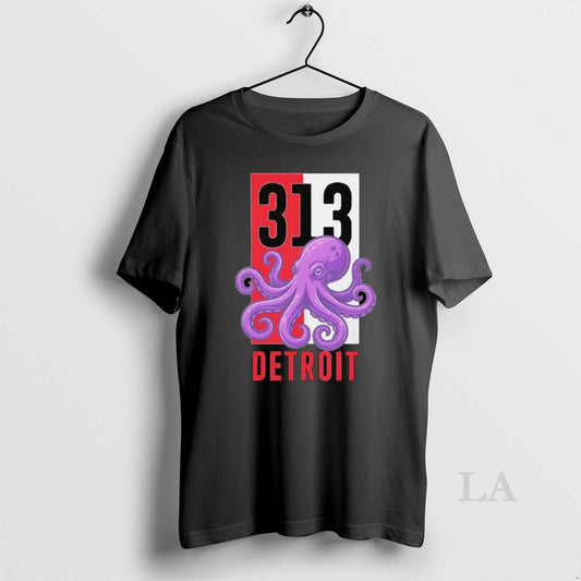 Original Detroit Red Wings 313 Octopus T-Shirts, Hoodie, Sweatshirt | AU18TeeNovaLab.com