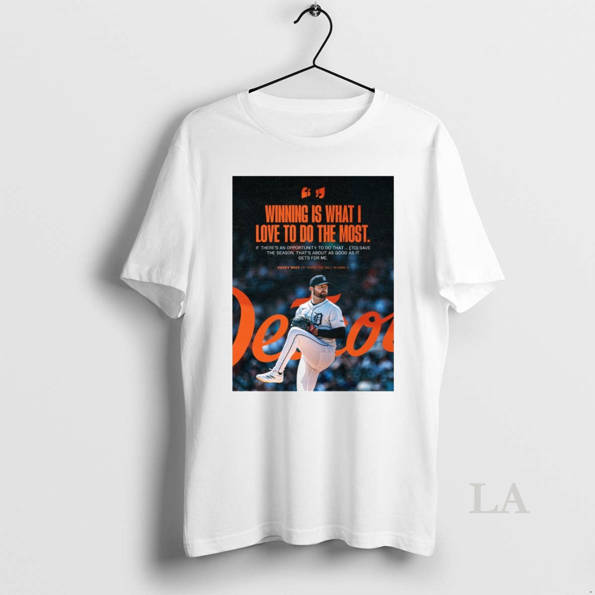Original Detroit Tigers Winning Is What I Love To Do The Most Casey Mize On