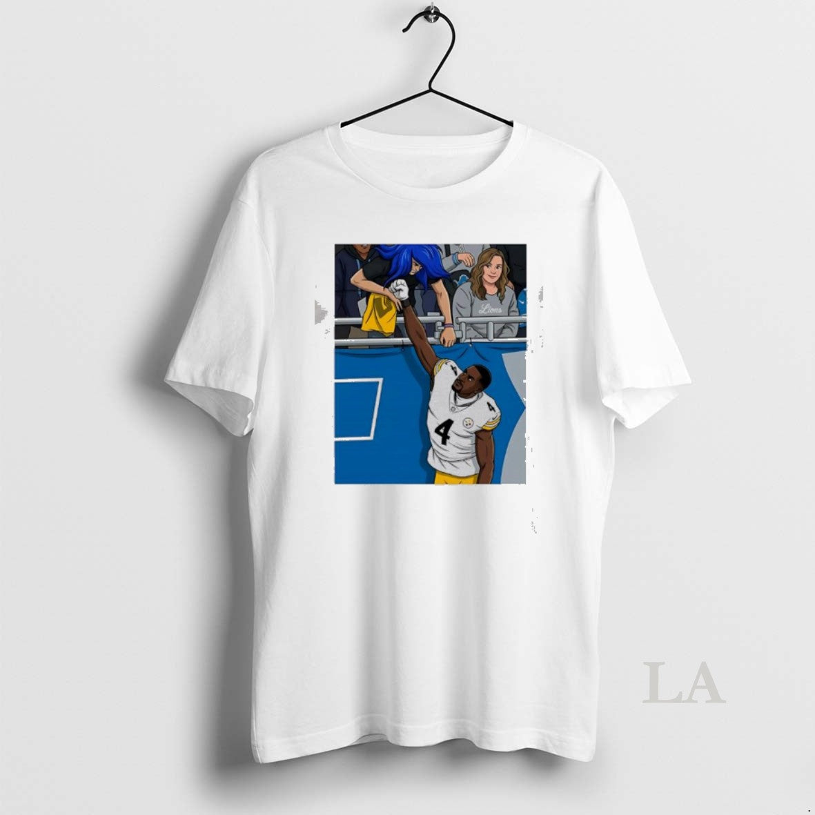 Original Dk Metcalf Punched A Detroit Art Picture T-Shirts, Hoodie, Sweatshirt | AU18TeeNovaLab.com
