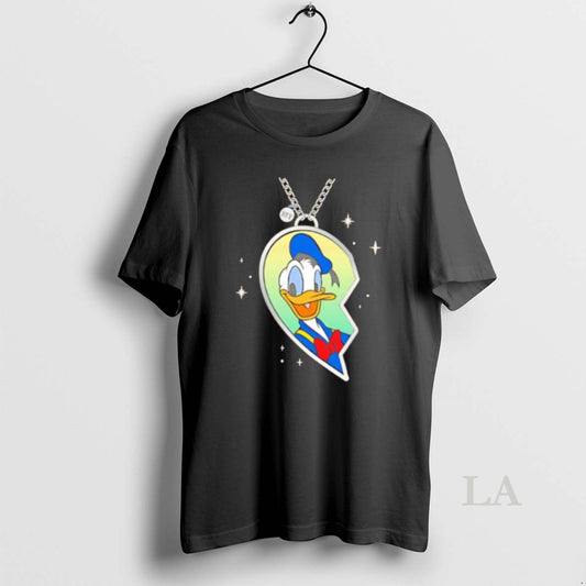 Original Donald Duck Best Friends Matching Heart Necklace T-Shirts, Hoodie, Sweatshirt | AU18TeeNovaLab.com
