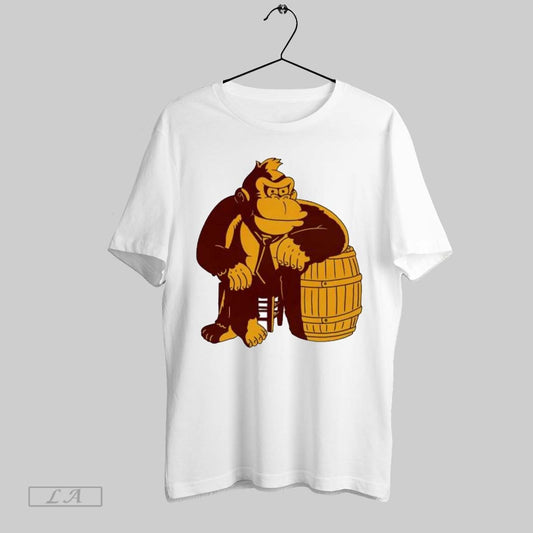 Original Donkey Kong Gorilla Sitting On A Barrel Video Game