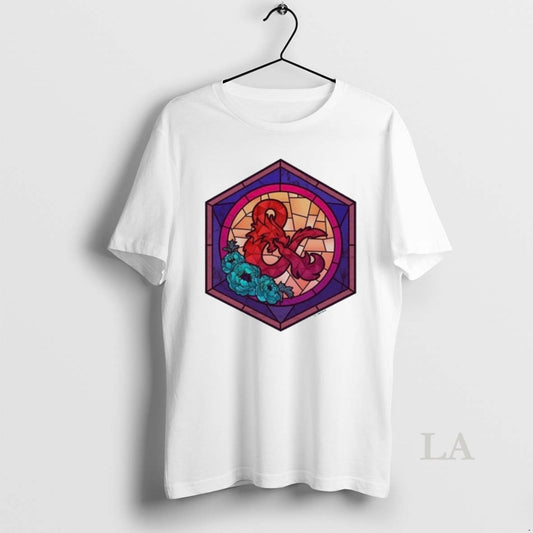 Original Dungeons Dragons Ampersand Stained Glass T-Shirts, Hoodie, Sweatshirt | AU18TeeNovaLab.com