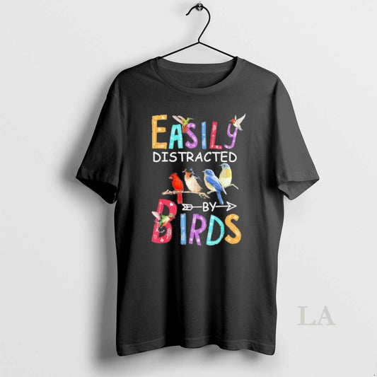 Original Easily Distracted By Birds T-Shirts, Hoodie, Sweatshirt | AU18TeeNovaLab.com