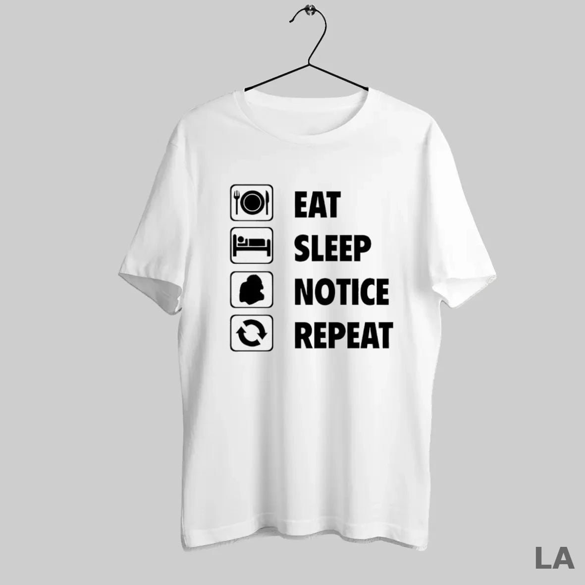Original Eat Sleep Notice Repeat 2025
