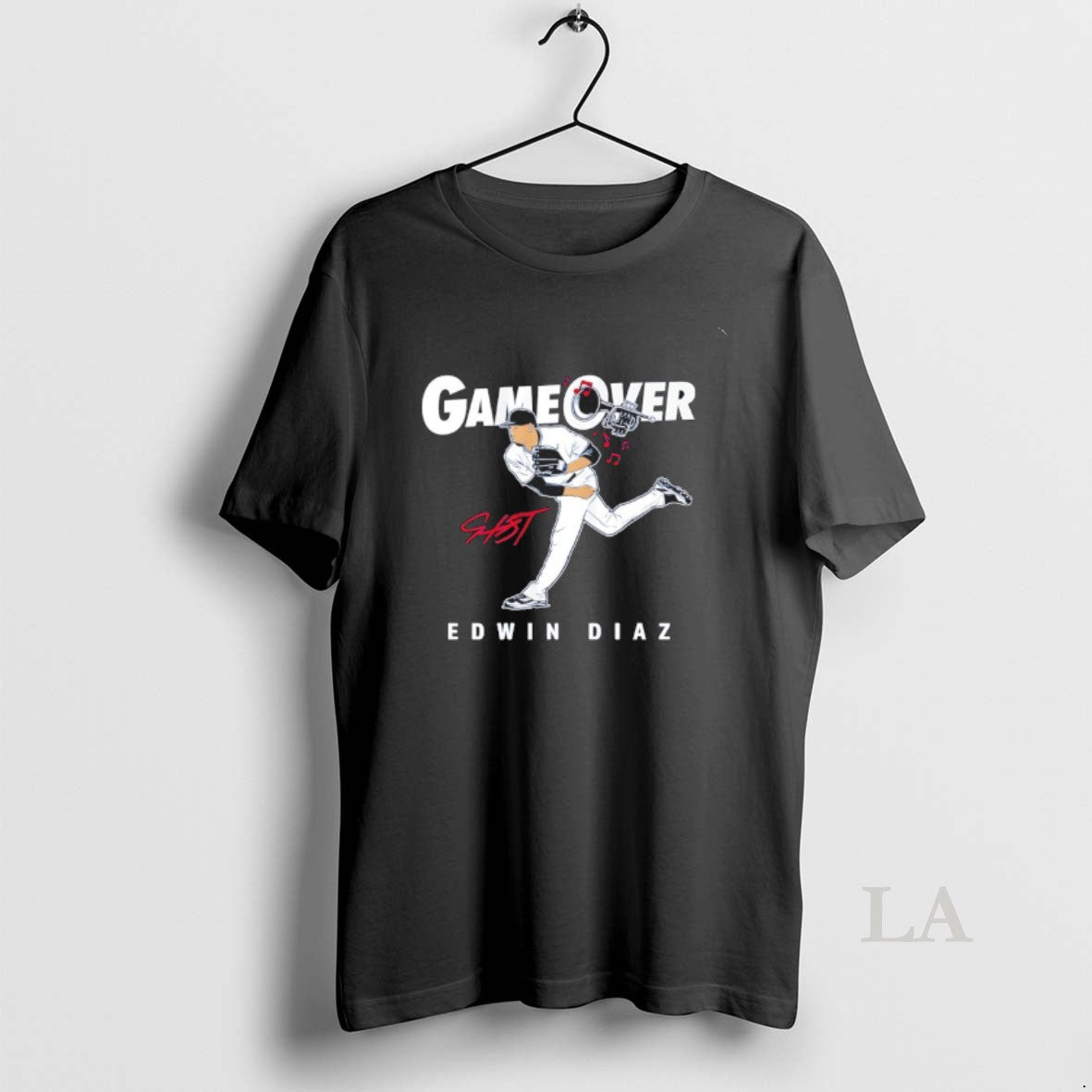 Original Edwin Diaz Game Over Los Angeles Signature T-Shirts, Hoodie, Sweatshirt | AU18TeeNovaLab.com