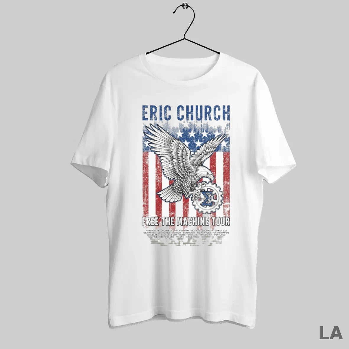 Original Eric Church Free The Machine Tour 2025 Eagle