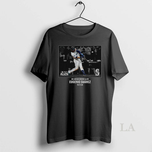 Original Eugenio Suarez Seattle Mariners 2025 Mlb Postseason Moment Go Ahead Grand Slam
