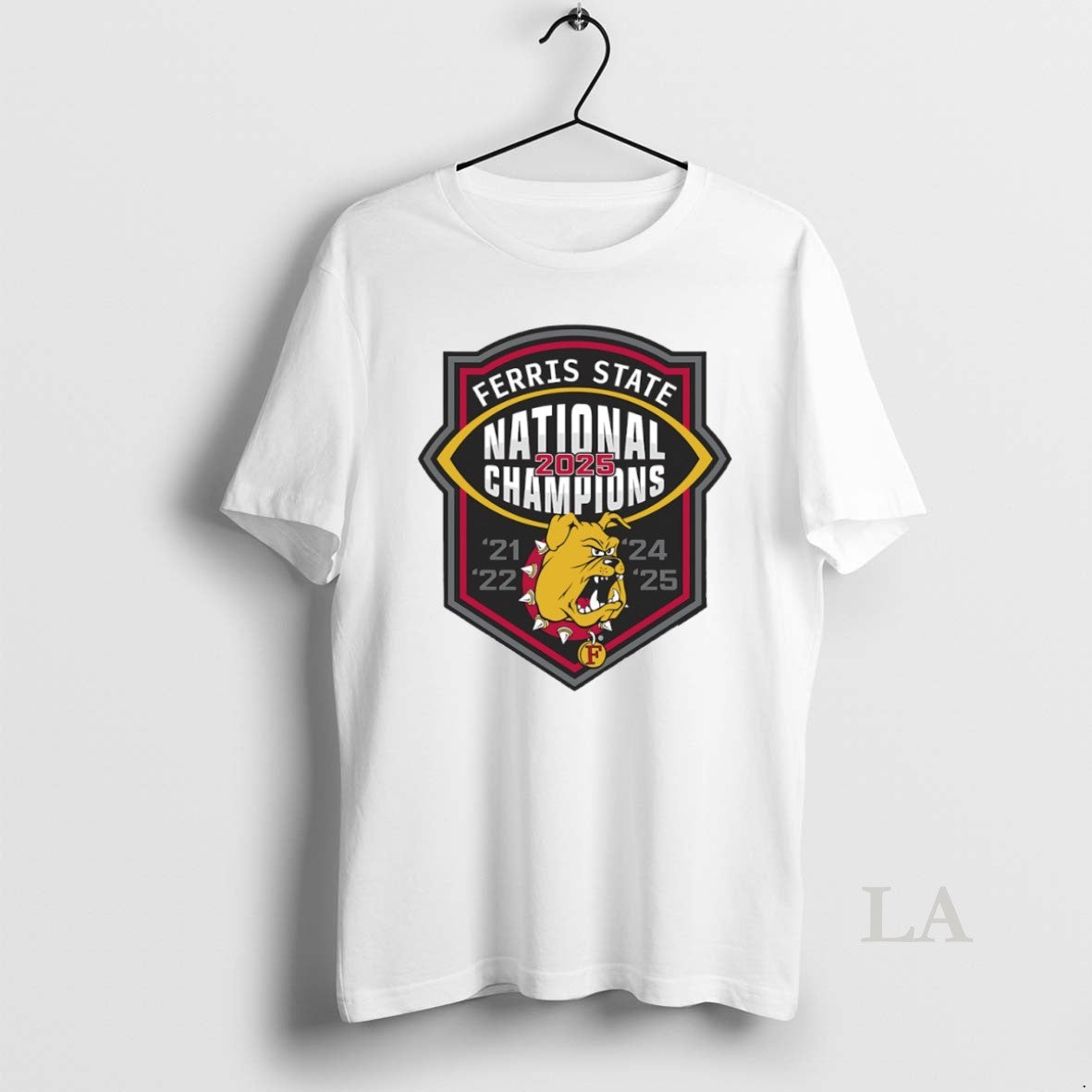 Original Ferris State Bulldogs 2025 National Champions Logo Circle T-Shirts, Hoodie, Sweatshirt | AU18TeeNovaLab.com