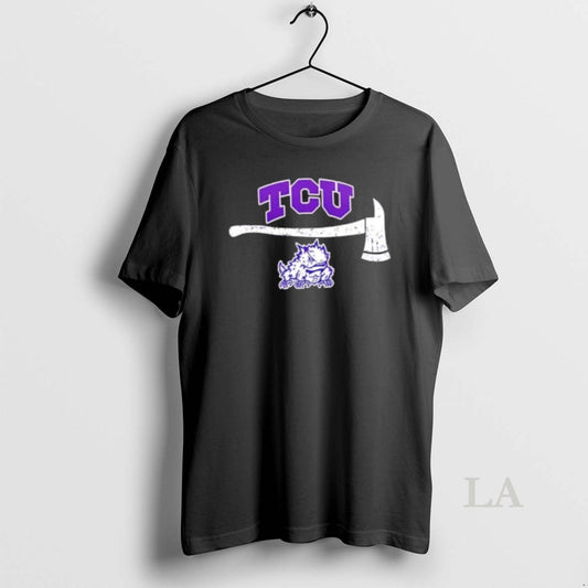 Original Firefighter Fire Dept Always Ready Tcu Horned Frogs 2 Sided