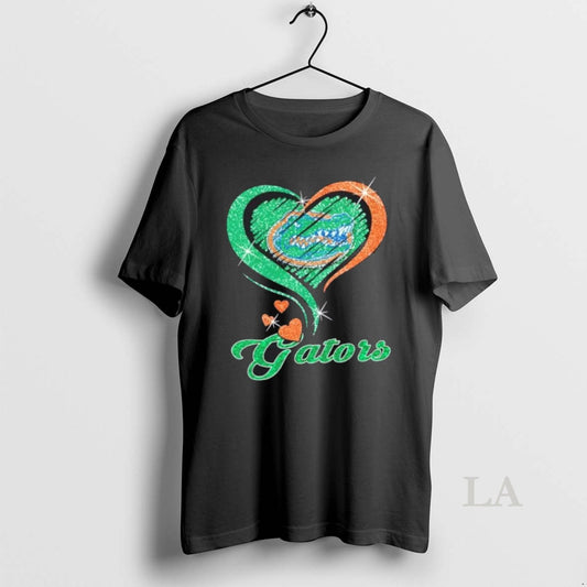 Original Florida Gators Football In Glitter Heart Fans T-Shirts, Hoodie, Sweatshirt | AU18TeeNovaLab.com