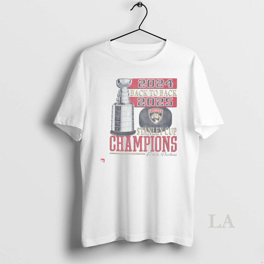 Original Florida Panthers Back To Back Stanley Cup Champions 2024 2025 Hockey