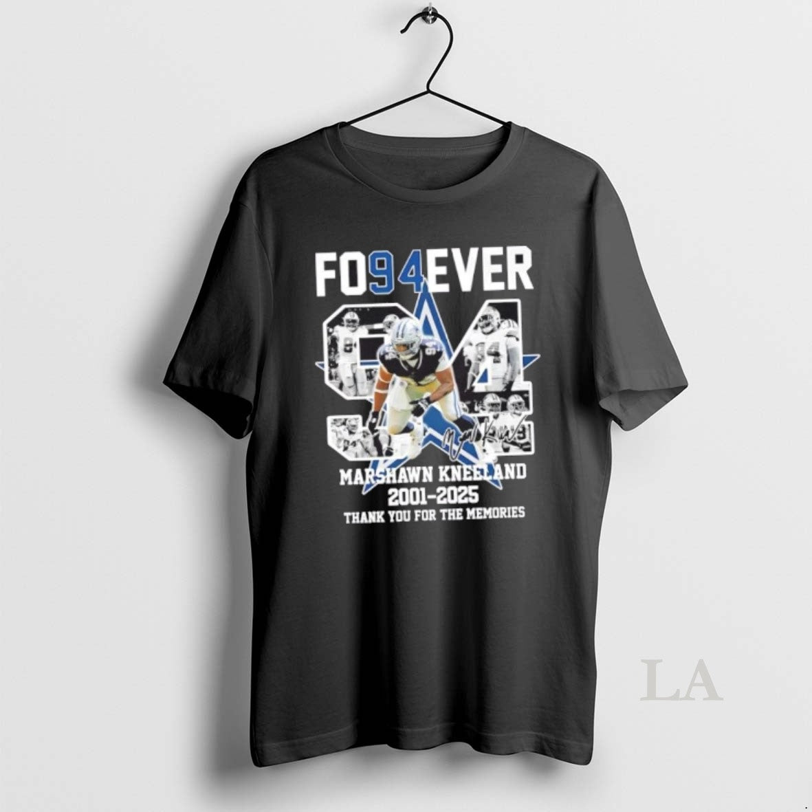 Original Forever 94 Dallas Cowboys Marshawn Kneeland 2001 2025 Thank You For The Memories Signature