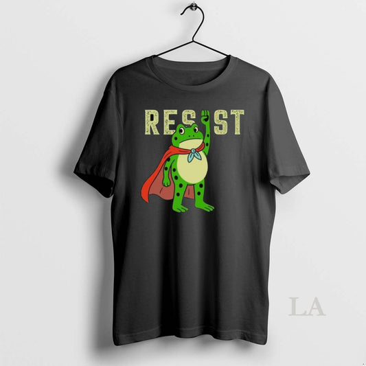 Original Freedom Fighter Protest Portland Frog Resist Hero 2025 Long Sleve