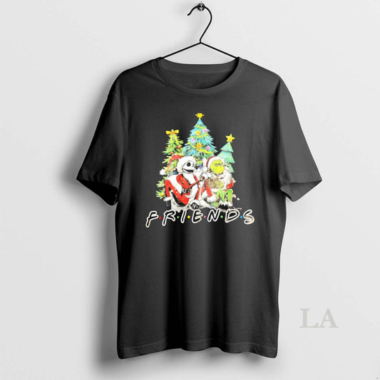 Original Friends Grinch And Jack Skellington Drunk Christmas