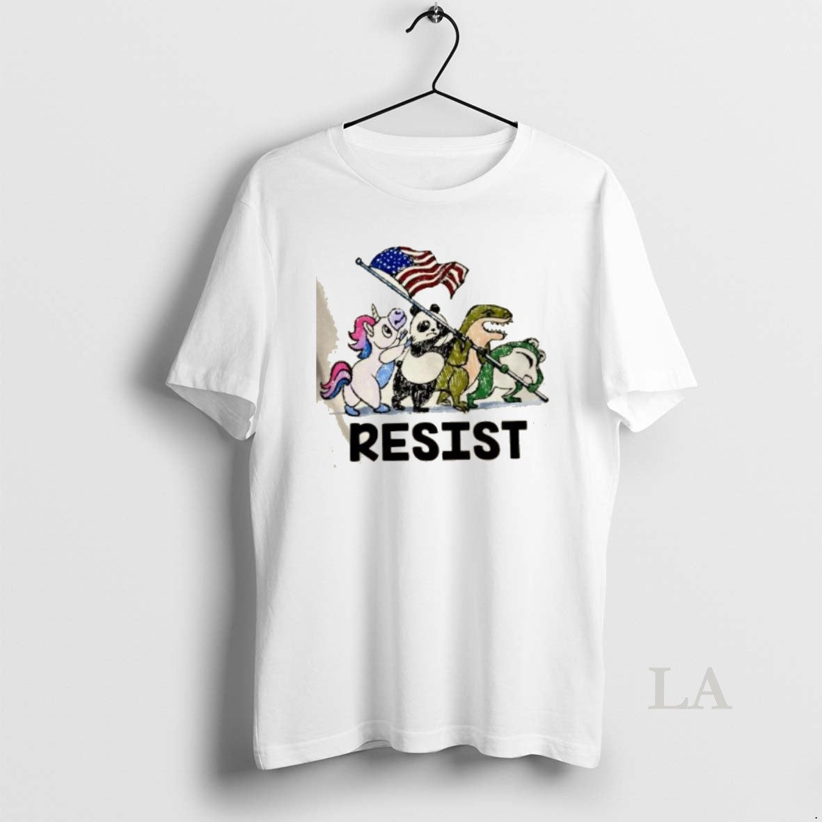 Original Frog T Rex Panda Unicorn Animals Resist Us Flag T-Shirts, Hoodie, Sweatshirt | AU18TeeNovaLab.com