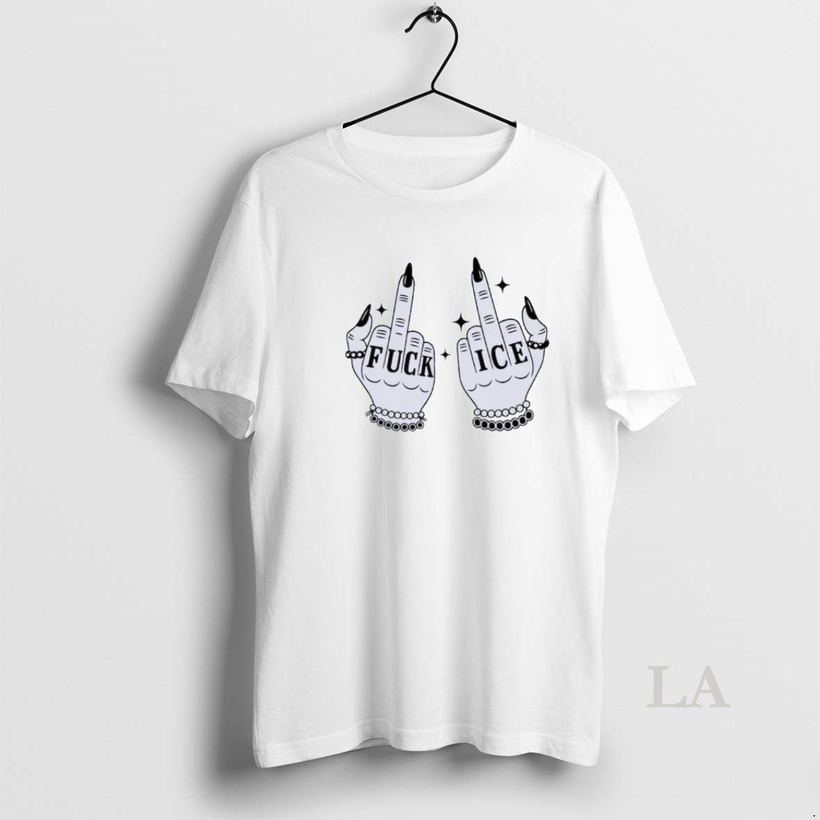 Original Fuck Ice Middle Fingers T-Shirts, Hoodie, Sweatshirt | AU18TeeNovaLab.com