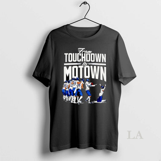 Original Funny Detroit Tigers From Touchdown To Motown Football Players T-Shirts, Hoodie, Sweatshirt | AU18TeeNovaLab.com