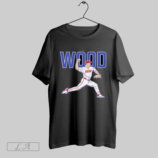 Original Gage Wood Player Philadelphia Phillies Ace Pose Signature