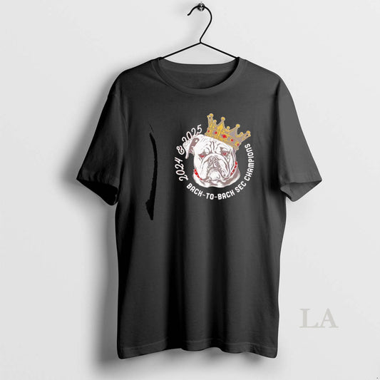 Original Georgia Bulldogs 2024 2025 Back To Back Sec Champions King T-Shirts, Hoodie, Sweatshirt | AU18TeeNovaLab.com