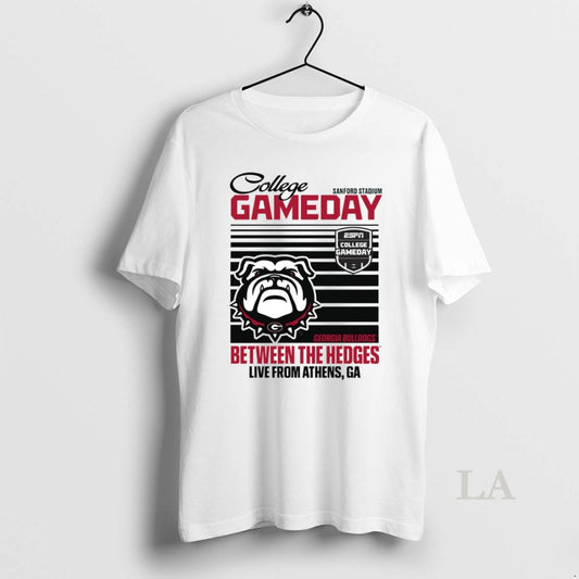 Original Georgia Bulldogs College Gameday Between The Hedges Live From Athens Ga Sanford Stadium