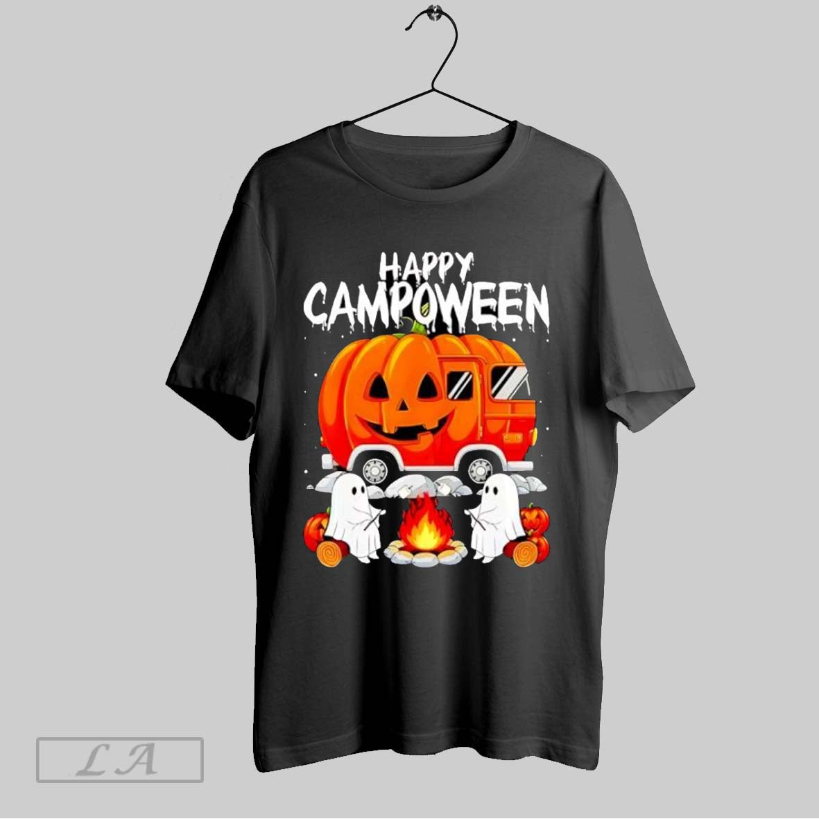 Original Ghost Camping Halloween Camp Life Pumpkin Car