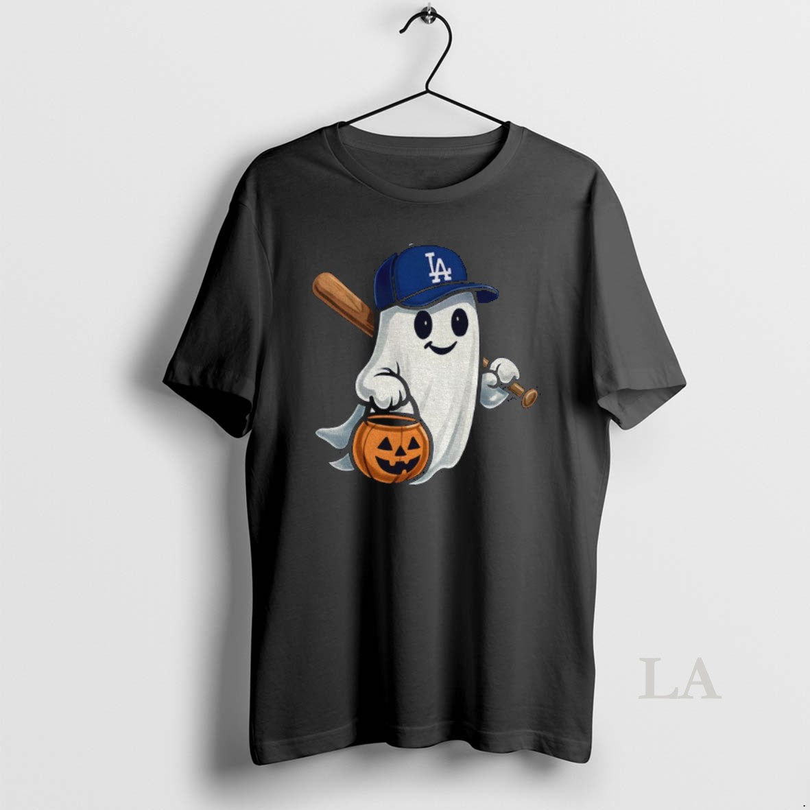 Original Ghost Los Angeles Dodgers Pumpkin Spooky Baseball